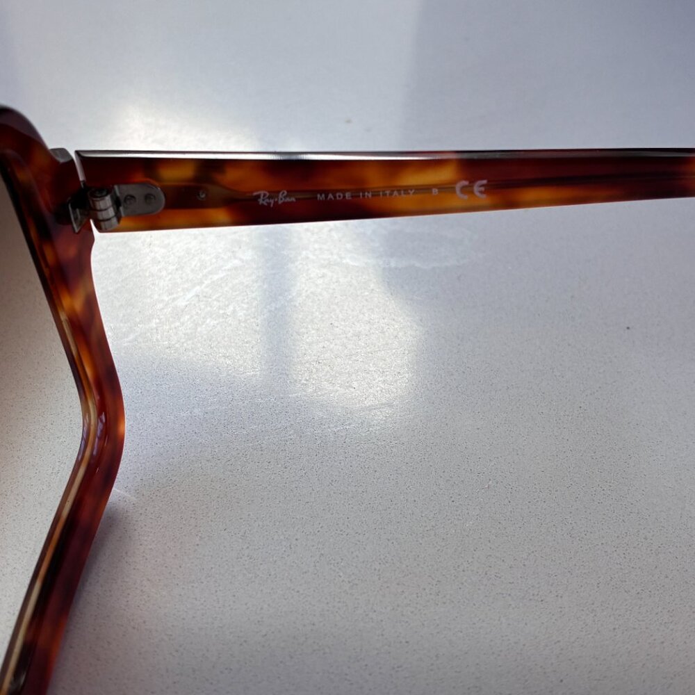Ray-Ban Tortoise Square Sunglasses - Picture 3 of 9